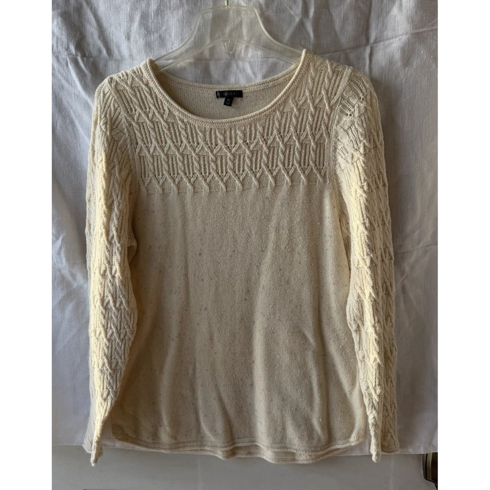Hannah Sweater Cream Ivory Multicolor Colored‎ Cake Sprinkles Color XL Womens
